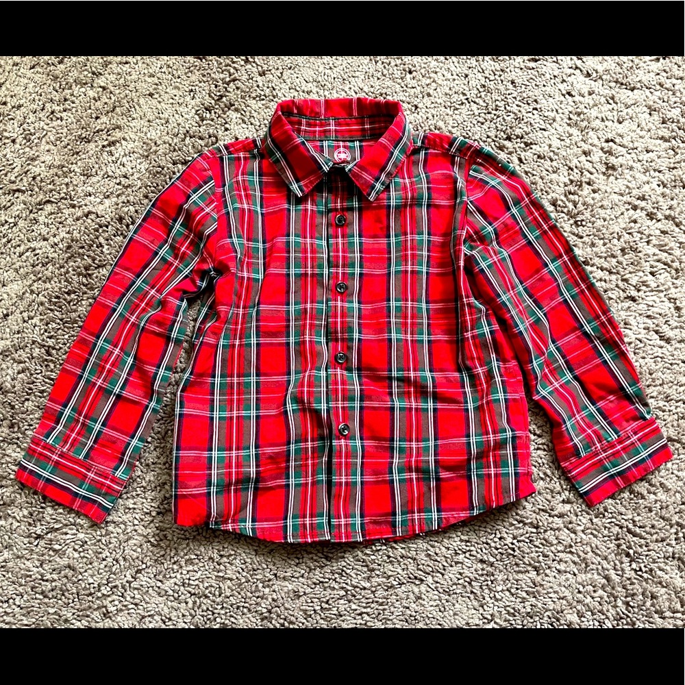 Boys button down long sleeve
